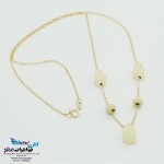 گردنبند طلا - طرح اشک و گوی