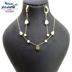 گردنبند طلا - طرح اشک و گوی