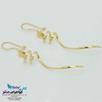 گوشواره طلا - طرح پیچی