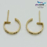 سرویس طلا - گردنبند و گوشواره و دستبند - طرح کارتیه