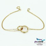 دستبند طلا - طرح کارتیه