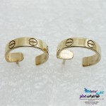 گوشواره طلا - طرح کارتیه