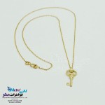 گردنبند طلا - طرح کلید