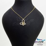 گردنبند طلا - طرح پروانه