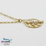 گردنبند طلا - طرح مرغ مگس خوار
