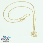 گردنبند طلا - طرح مرغ مگس خوار