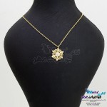 گردنبند طلا - طرح برف