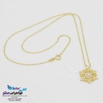 گردنبند طلا - طرح برف