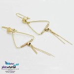 گوشواره طلا - طرح هندسی