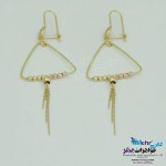 گوشواره طلا - طرح هندسی