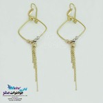 گوشواره طلا - طرح هندسی