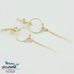 گوشواره طلا - طرح هندسی