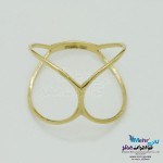 انگشتر طلا - طرح هندسی