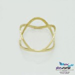 انگشتر طلا - طرح هندسی
