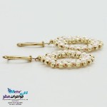 گوشواره طلا - طرح مروارید نشان