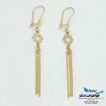 گوشواره طلا - طرح گل