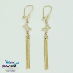 گوشواره طلا - طرح پروانه