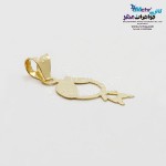 آویز طلا - طرح پسر بچه