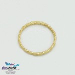 انگشتر طلا - طرح بافت