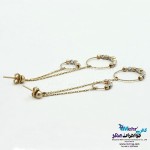 گوشواره طلا - طرح دایره
