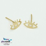 گوشواره طلا - طرح چشم