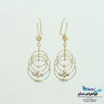 گوشواره طلا - طرح دایره