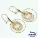 گوشواره طلا - طرح دایره