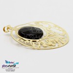 آویز طلا - طرح جان و دل