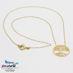 گردنبند طلا - طرح درخت زندگی