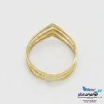 انگشتر طلا - طرح هفت و هشت