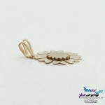 آویز طلا - طرح گل