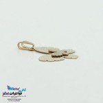 آویز طلا - طرح پروانه