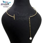 گردنبند طلا - طرح مروارید نشان