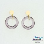 گوشواره طلا - سنگ سواروسکی رینگ