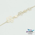 دستبد طلا - طرح شکوفه سیب