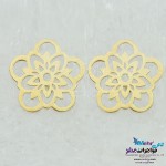 گوشواره طلا - طرح گل پنج پر