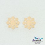 گوشواره طلا - طرح برف