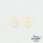 گوشواره طلا - طرح قلب