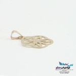 آویز طلا - طرح گل
