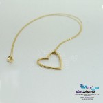 گردنبند طلا - طرح قلب