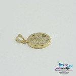 آویز طلا - طرح گل