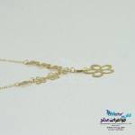 گردنبند طلا - طرح شکوفه سیب