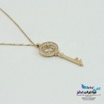 گردنبند طلا - طرح کلید
