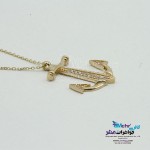 گردنبند طلا - طرح  لنگر