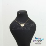 گردنبند طلا - طرح قلب اوریگامی