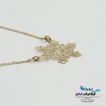 گردنبند طلا - طرح برف