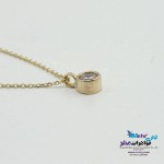 گردنبد طلا -  طرح سنگ رنگی