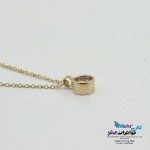 گردنبد طلا - طرح سنگ رنگی