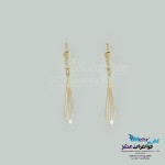 گوشواره طلا - طرح هندسی خطی