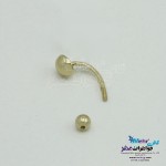 پیرسینگ طلا - طرح گوی